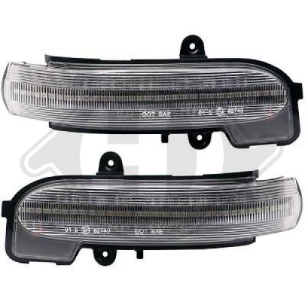 Blinkleuchten-Set Außenspiegel LED, hell (LID10450), Mercedes-Benz C-Klasse W203